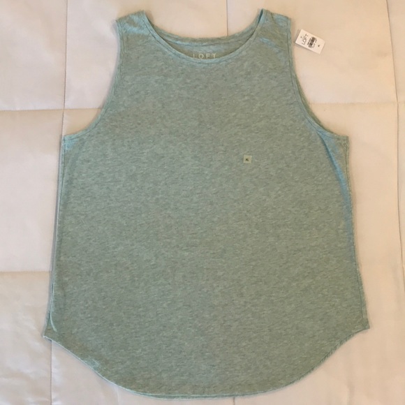 LOFT Tops - Ann Taylor Loft Sea Foam Green Vintage Soft Tank